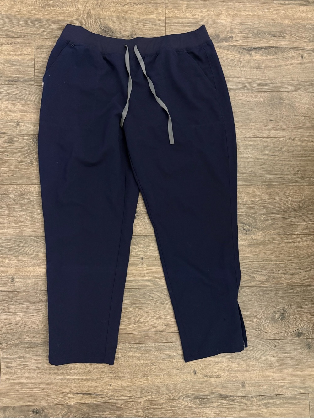 Figs Navy Straight Leg Pants